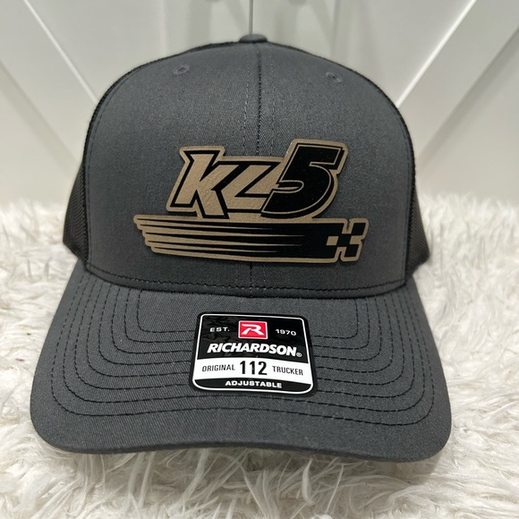 Laser engraved, Kyle Larson Hendrick Motorsport. Richardson 112 trucker hat. - Picture 6 of 8